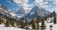 Paysage d’ambiance pour une parenthèse yoga & montagne