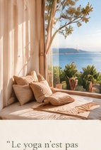 Intérieur ouvert sur un paysage marin