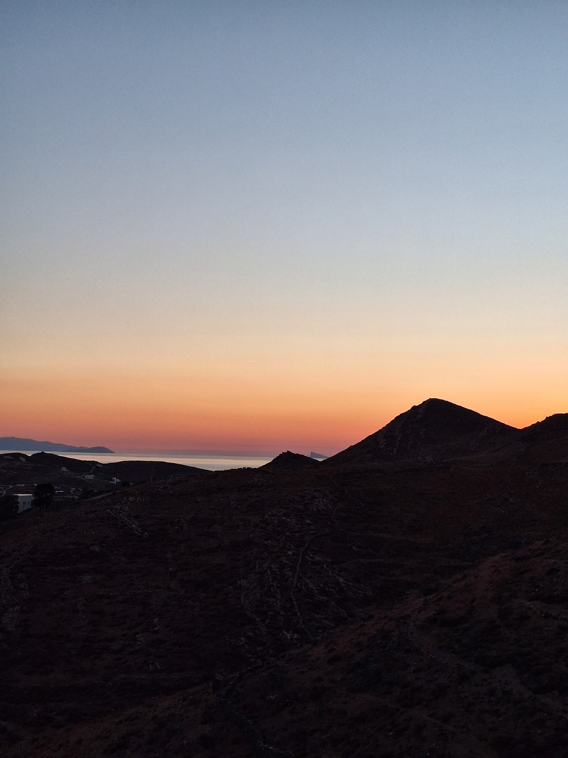 Les couleurs du soir sur l’île