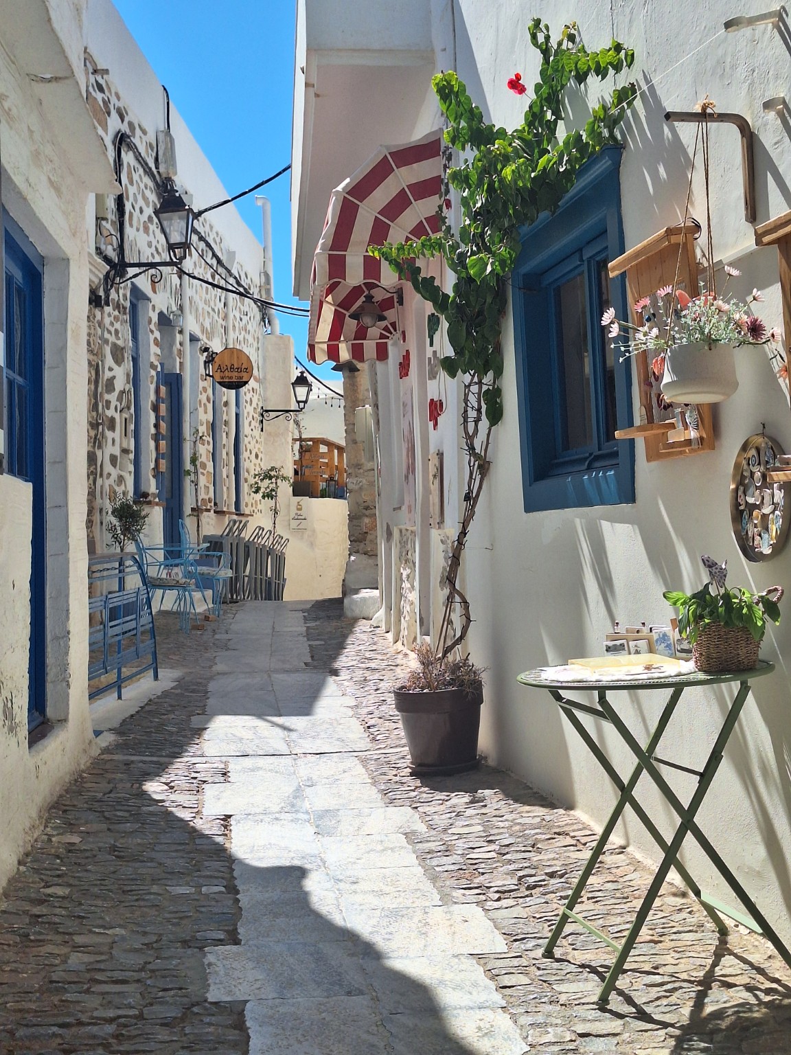Le bleu et le blanc des Cyclades